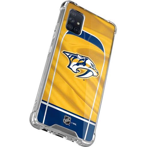 NHL Nashville Predators Jersey Galaxy A71 5G Clear Case