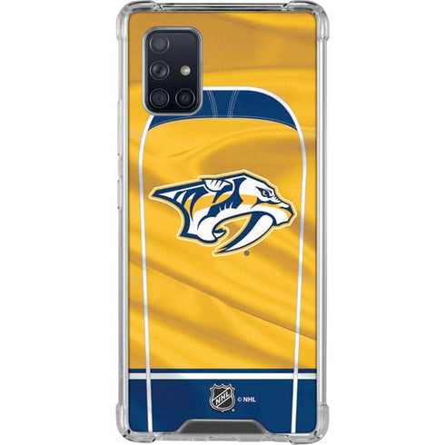 NHL Nashville Predators Jersey Galaxy A71 5G Clear Case