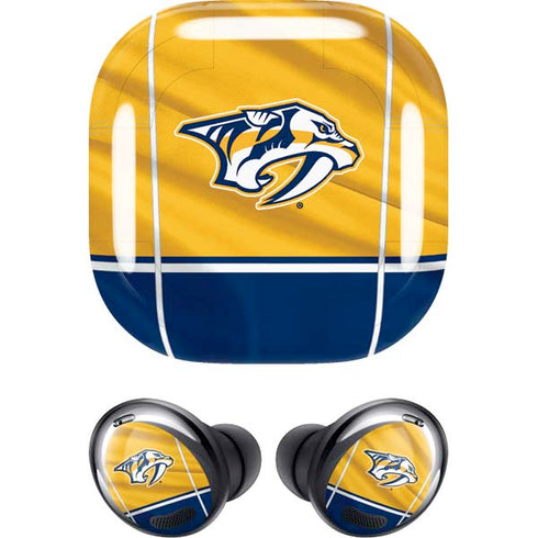 NHL Nashville Predators Jersey Galaxy Buds Pro Skin