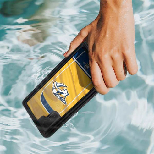 NHL Nashville Predators Jersey Galaxy Note 10 Waterproof Case