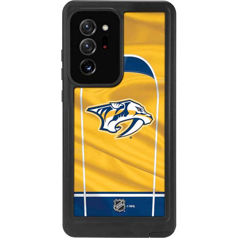 NHL Nashville Predators Jersey Galaxy Note20 Ultra 5G Waterproof Case