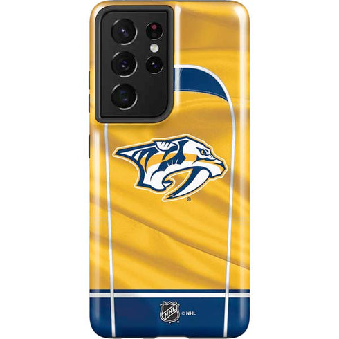 NHL Nashville Predators Jersey Galaxy S21 Ultra 5G Pro Case