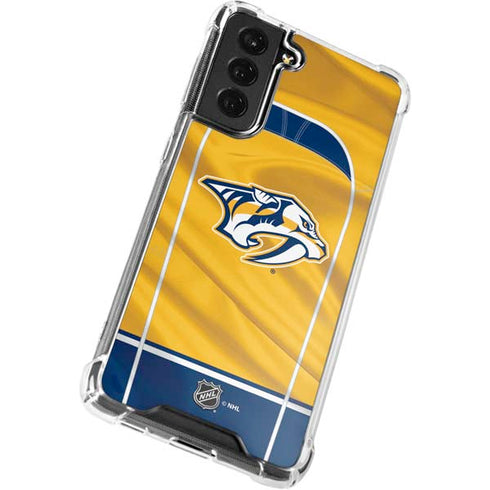 NHL Nashville Predators Jersey Galaxy S22 Plus Clear Case