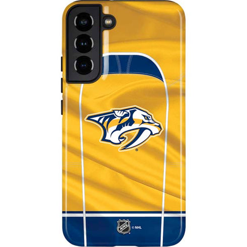NHL Nashville Predators Jersey Galaxy S22 Plus Pro Case