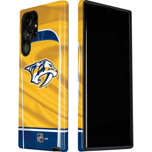 NHL Nashville Predators Jersey Galaxy S22 Ultra Pro Case
