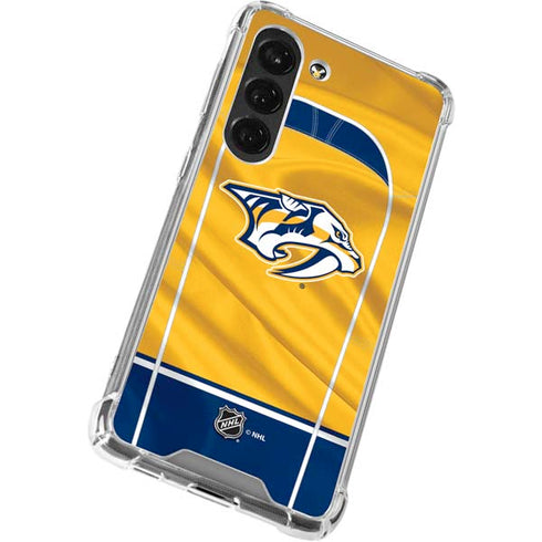 NHL Nashville Predators Jersey Galaxy S23 Clear Case