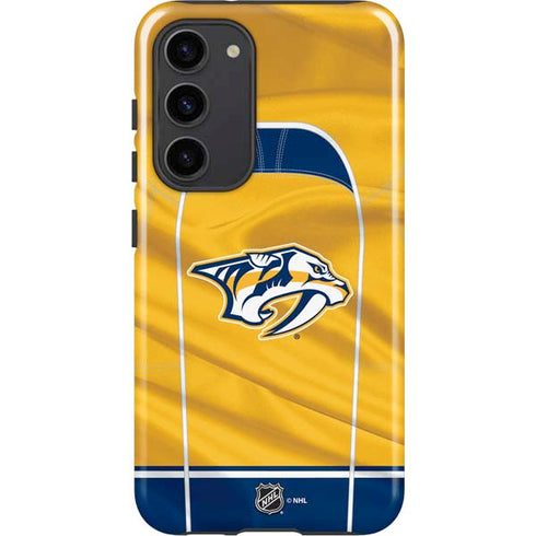 NHL Nashville Predators Jersey Galaxy S23 Plus Pro Case