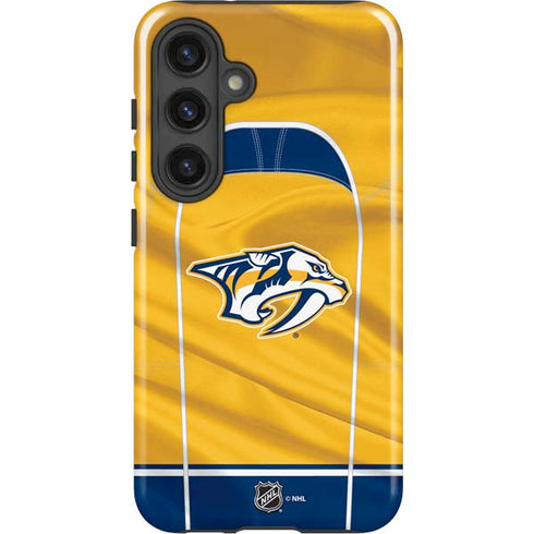 NHL Nashville Predators Jersey Galaxy S24 Plus Impact Case