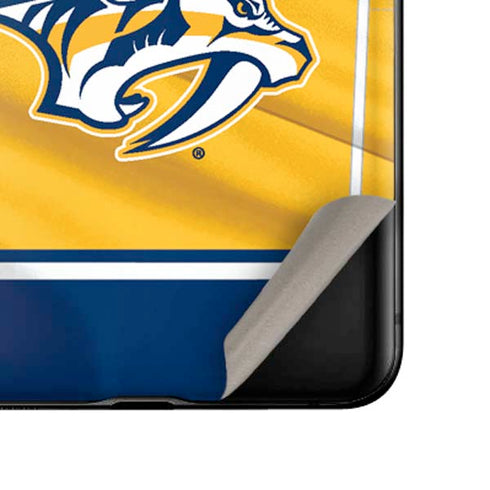 NHL Nashville Predators Jersey Galaxy Z Flip Skin