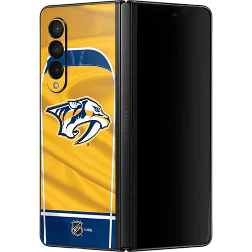 NHL Nashville Predators Jersey Galaxy Z Fold3 5G Skin