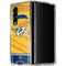 NHL Nashville Predators Jersey Galaxy Z Fold4 5G Clear Case