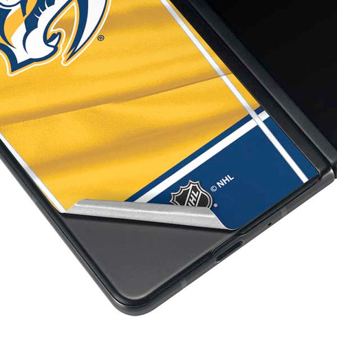 NHL Nashville Predators Jersey Galaxy Z Fold4 5G Skin