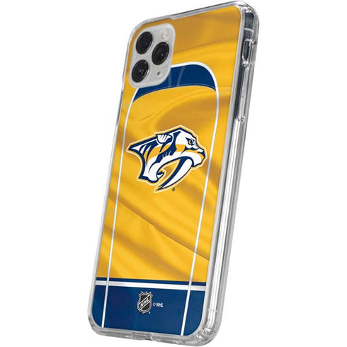 NHL Nashville Predators Jersey iPhone 11 Pro Clear Case