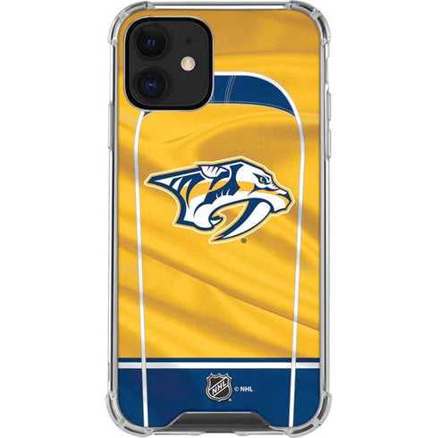 NHL Nashville Predators Jersey iPhone 12 Mini Clear Case