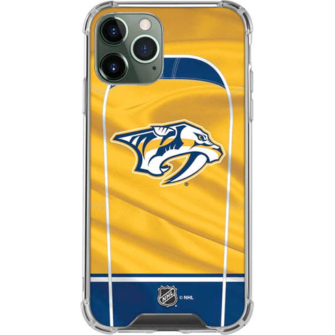 NHL Nashville Predators Jersey iPhone 12 Pro Clear Case