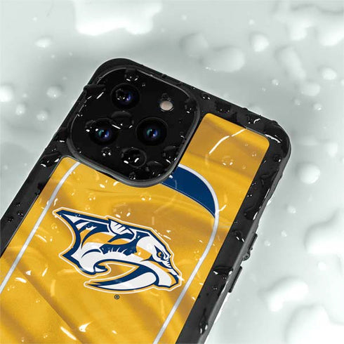 NHL Nashville Predators Jersey iPhone 14 Pro Max Waterproof Case