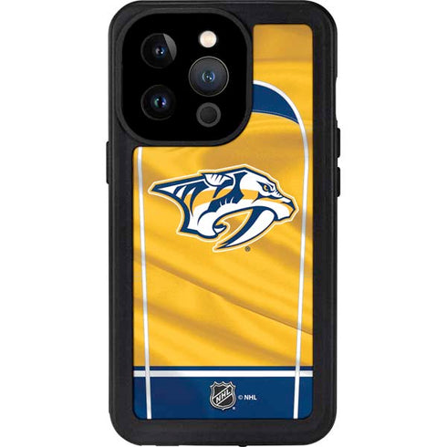 NHL Nashville Predators Jersey iPhone 14 Pro Waterproof Case