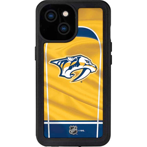 NHL Nashville Predators Jersey iPhone 15 Waterproof Case