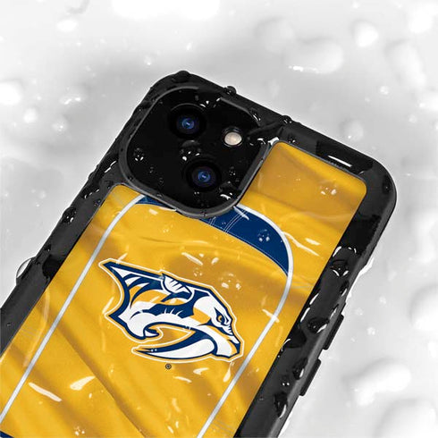 NHL Nashville Predators Jersey iPhone 15 Waterproof Case