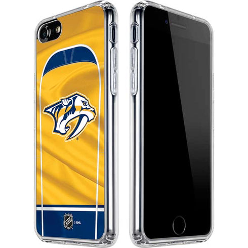 NHL Nashville Predators Jersey iPhone SE (2nd & 3rd Gen) Clear Case