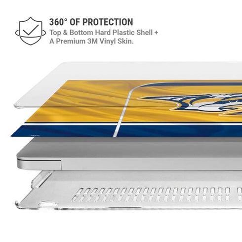 NHL Nashville Predators Jersey MacBook Air 13in M1 (2021) Case plus Skin