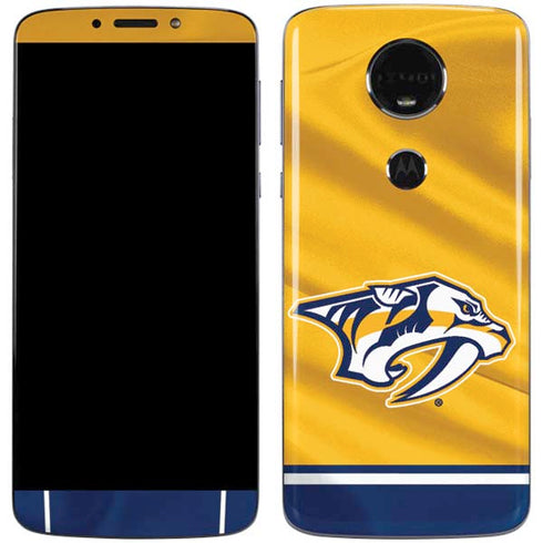NHL Nashville Predators Jersey Moto E5 Plus Skin