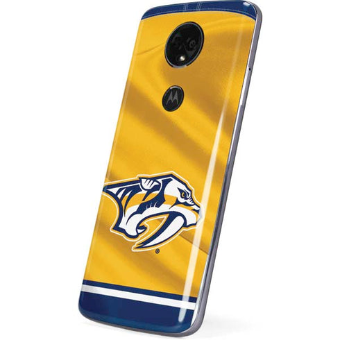 NHL Nashville Predators Jersey Moto E5 Plus Skin