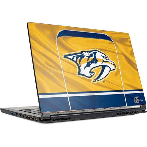 NHL Nashville Predators Jersey MSI GS65 Stealth Laptop Skin