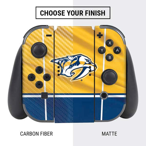 NHL Nashville Predators Jersey Nintendo Switch Bundle Skin