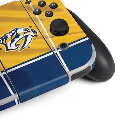NHL Nashville Predators Jersey Nintendo Switch OLED (2021) Skin