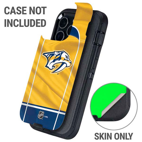 NHL Nashville Predators Jersey Otterbox Defender iPhone Skin
