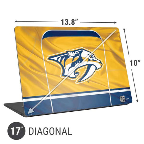 NHL Nashville Predators Jersey Universal Laptop 17in (13.8 x 10in) Skin