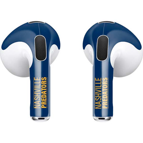 NHL Nashville Predators Lineup Apple AirPods (3rd Gen 2021) Skin