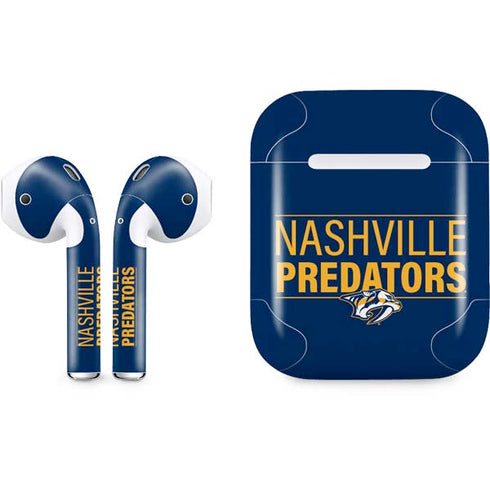 NHL Nashville Predators Lineup Apple AirPods Skin