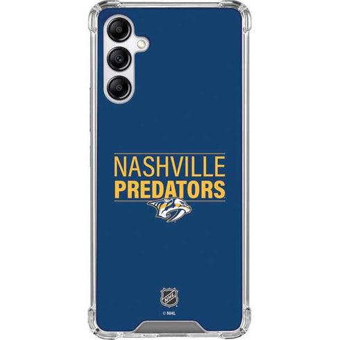 NHL Nashville Predators Lineup Galaxy A14 5G Clear Case