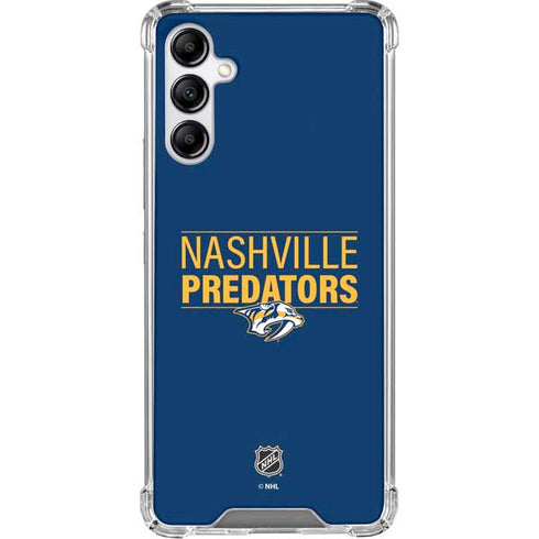 NHL Nashville Predators Lineup Galaxy A15 5G Clear Case