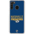 NHL Nashville Predators Lineup Galaxy A21 Clear Case