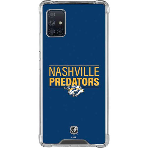 NHL Nashville Predators Lineup Galaxy A51 5G Clear Case