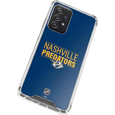 NHL Nashville Predators Lineup Galaxy A52 5G Clear Case