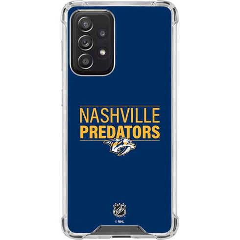 NHL Nashville Predators Lineup Galaxy A52 5G Clear Case