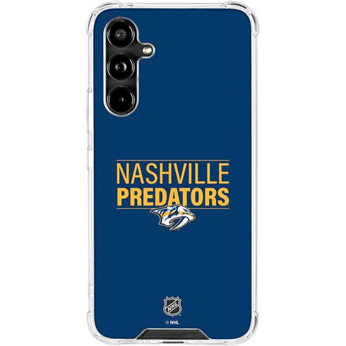 NHL Nashville Predators Lineup Galaxy A54 5G Clear Case