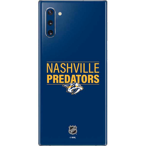 NHL Nashville Predators Lineup Galaxy Note 10 Skin
