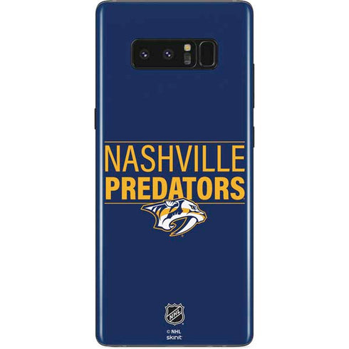 NHL Nashville Predators Lineup Galaxy Note 8 Skin