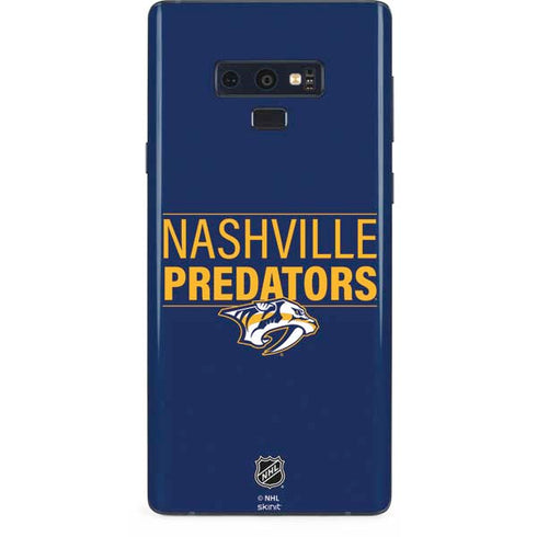 NHL Nashville Predators Lineup Galaxy Note 9 Skin