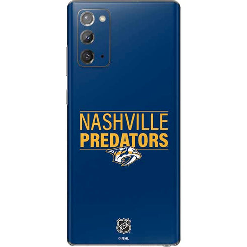 NHL Nashville Predators Lineup Galaxy Note20 5G Skin