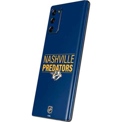 NHL Nashville Predators Lineup Galaxy Note20 5G Skin