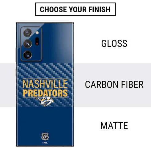 NHL Nashville Predators Lineup Galaxy Note20 Ultra 5G Skin