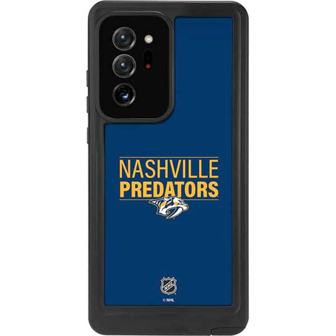 NHL Nashville Predators Lineup Galaxy Note20 Ultra 5G Waterproof Case
