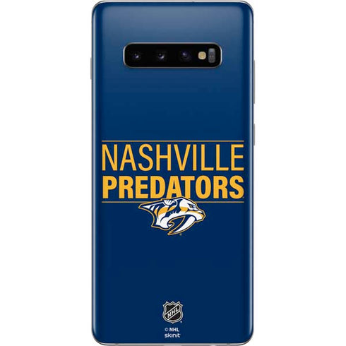 NHL Nashville Predators Lineup Galaxy S10 Plus Skin