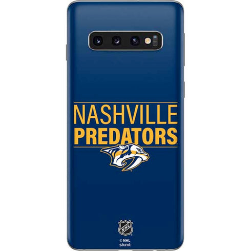 NHL Nashville Predators Lineup Galaxy S10 Skin